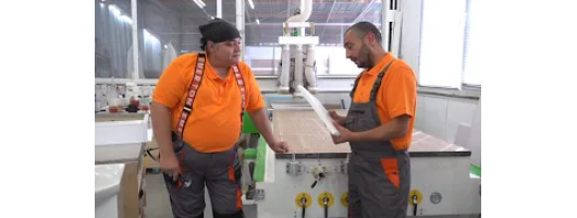 How do we produce PVC bathroom furniture at Bania M Ltd. Pleven -M Mebel (video)
