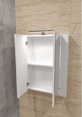 Halesi upper bathroom cabinet 60 cm white Halesi upper bathroom cabinet 60 cm white
