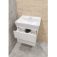 SHARP lower bathroom cabinet with basin 60 cm white