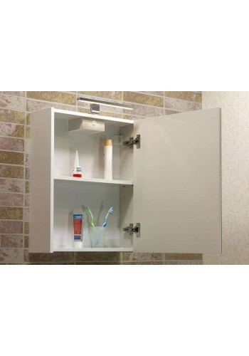 Classica 50 cm upper bathroom cabinet with lighting
