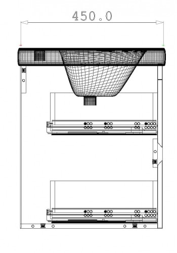 Mona 80 lower bathroom cabinet with washbasin "Frame"80 cm Mona 80 lower bathroom cabinet with washbasin "Frame"80 cm