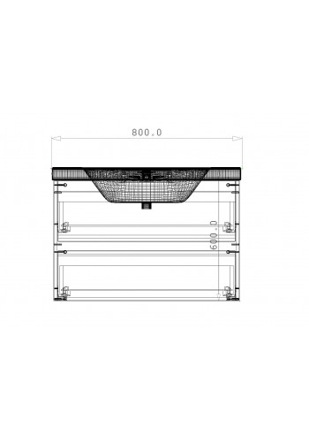 Mona 80 lower bathroom cabinet with washbasin "Frame"80 cm Mona 80 lower bathroom cabinet with washbasin "Frame"80 cm