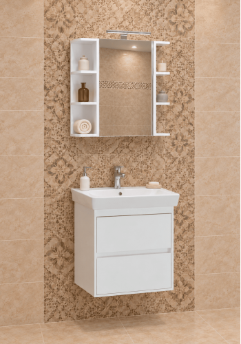 Upper bathroom cabinet Musa 60 cm with lighting Upper bathroom cabinet Musa 60 cm with lighting