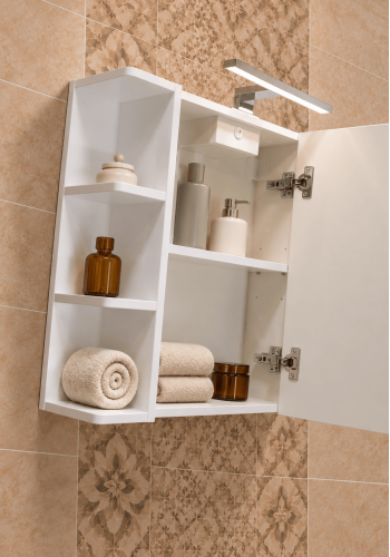 Upper bathroom cabinet Musa 60 cm with lighting Upper bathroom cabinet Musa 60 cm with lighting