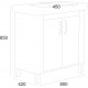 Priora 80 cm lower bathroom cabinet