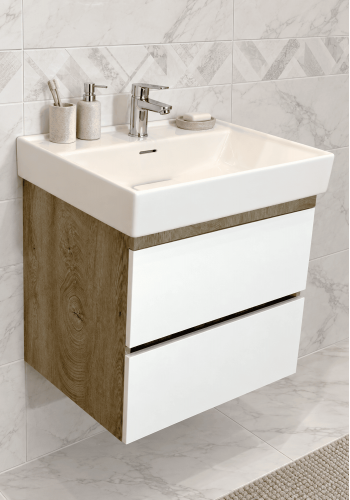 Sharp lower bathroom cabinet 60 cm