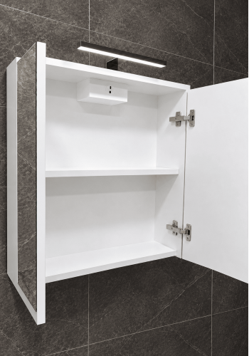Duru 60 cm upper bathroom cabinet with lighting