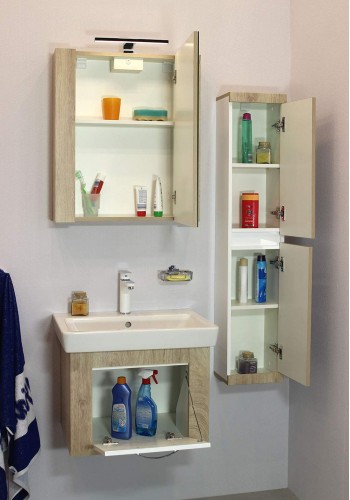 Priora lower bathroom cabinet 60 cm wall-mounted